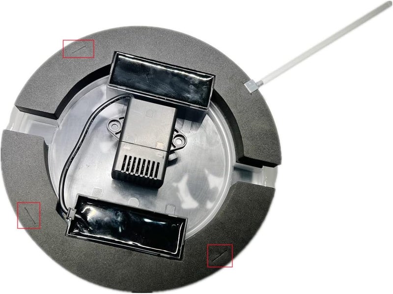 Yzert Solar Fountain Attachment(Wide)-8 Nozzles, 3 Filter Cottons, 4 Fixers Rods - Image 2